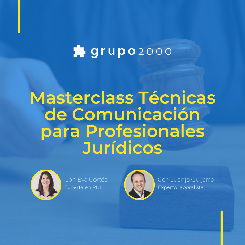 Masterclass Técnicas de Comunicación para profesionales jurídicos