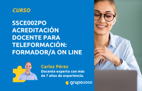 Curso Ssce002po Acreditacion Docente Para Teleformacion Formadora On Line Grupo2000