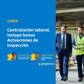 Curso Contratación Laboral Incluye Bonus Actuaciones De Inspección Grupo2000