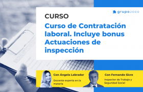 Curso Contratacion Laboral Incluye Bonus Actuaciones Inspeccion Grupo2000