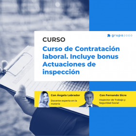 Curso Contratacion Laboral Incluye Bonus Actuaciones Inspeccion Grupo2000