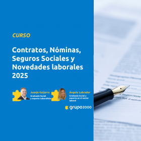 Curso Contratos Nominas Seguros Sociales Y Novedades 2025 Grupo2000