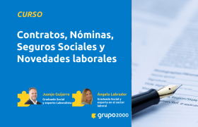 Curso Contratos Nominas Seguros Sociales Y Novedades Grupo2000