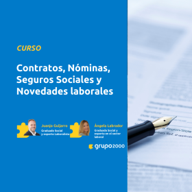 Curso Contratos Nominas Seguros Sociales Y Novedades Grupo2000