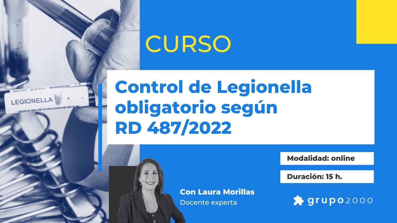 Curso de Operaciones Menores en la Prevención y Control de Legionella