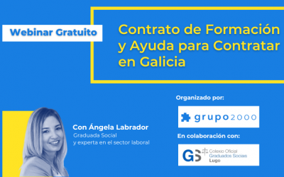 Webinar Contrato de Formación y Ayuda para contratar en Galicia con CGS Lugo