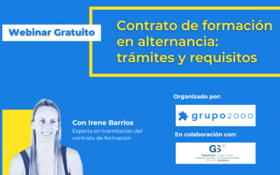 Webinar Contrato de formación en alternancia: trámites y requisitos con CGS Guipúzcoa