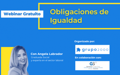 Webinar Obligaciones de Igualdad en colaboración con CGS Guipúzcoa