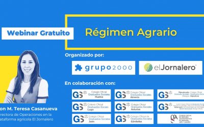 Webinar sobre Régimen Agrario en colaboración con El Jornalero