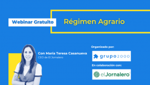 Webinar sobre Régimen Agrario en colaboración con El Jornalero