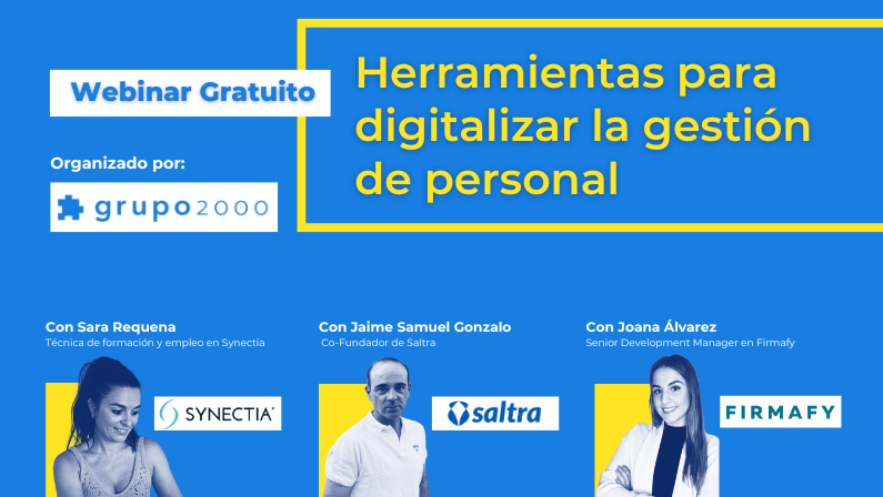 Webinar Herramientas para digitalizar la gestión de personal